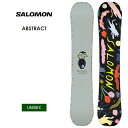 【無料ワックスサービス有】SALOMON サロモン ABSTRACT アブストラクト カービング キッカー ジブ 24-25 2025 スノーボード 板 メンズ...