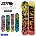 【無料ワックスサービス有り】24-25 2025 CAPITA キャピタ スノーボード キッズ 板 SCOTT STEVENS MINI 子供 ジュニア