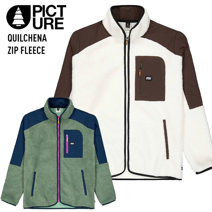 Rakuten - PICTURE ピクチャー QUILCHENA ZIP FLEECE ジップアップシェルパフリース ジャケット フリース ジップ ジャケット 【ぼーだまん】