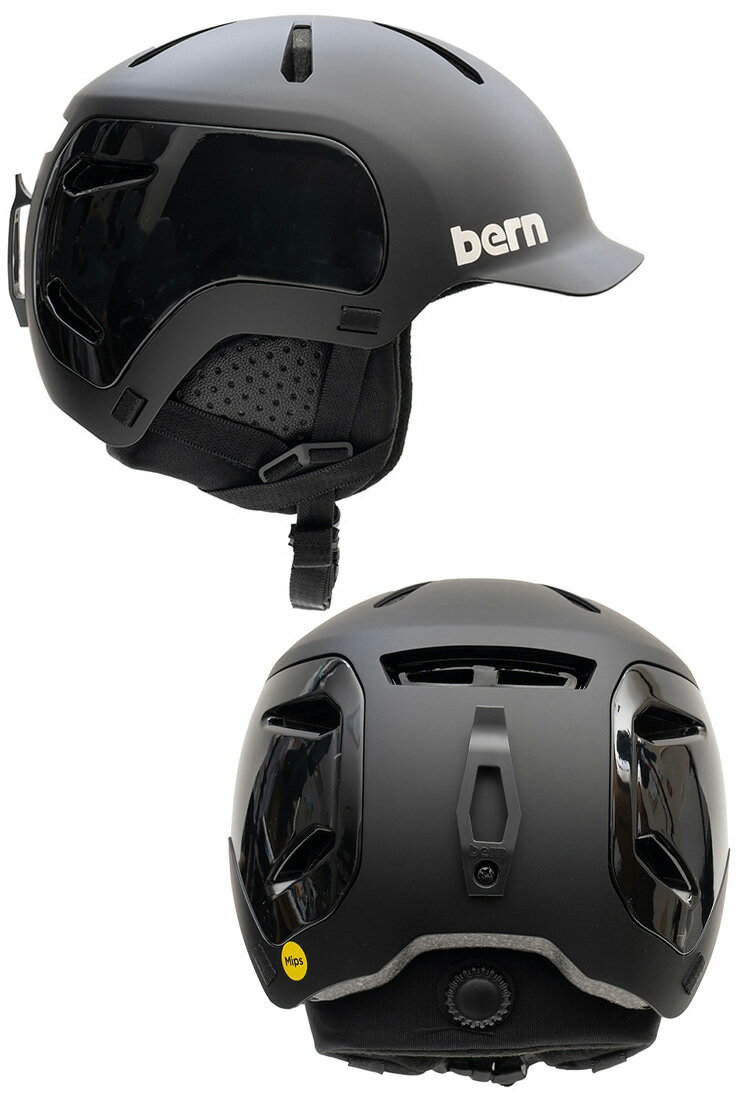 正規品 2026 bern バーン WATTS2.0 WINTER MIPS ワッツ2.0 ウィンターミップス ヘルメット スキー スノーボード スノボヘルメット 3