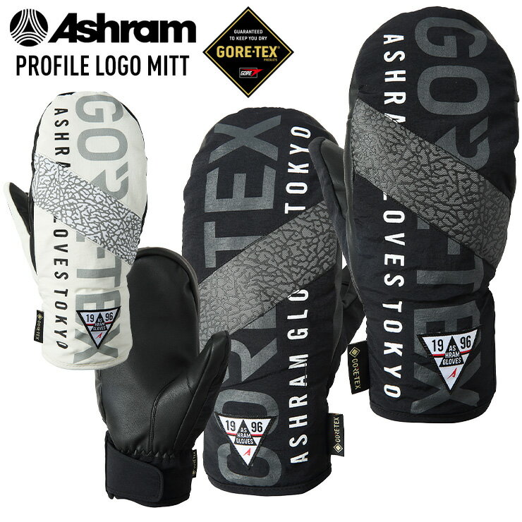 メーカー希望小売価格はメーカーカタログに基づいて掲載していますポップなデザインのDGMA をスポーティーにモデイファイした「PROFILE LOGO MITT」。昨シーズンモデルより全体のアウトラインを見直し、よりストレスのない着け心地を手に入れることに成功。裏地をメッシュにすることで、グローブ内環境をムレのない快適な状態に保ちます。ゲレンデにグラトリにオールラウンドに対応。エレファントパターンのリフレクターリボン、生地にはストリートウェアでも人気のビンテージ感のある日本製ナイロンワッシャー生地を使用。GORE-TEXインサートフィルム（5本指タイプ）を搭載し、防水・透湿性も抜群です。迷ったら「PROFILE LOGO MITT」で間違いなしです。