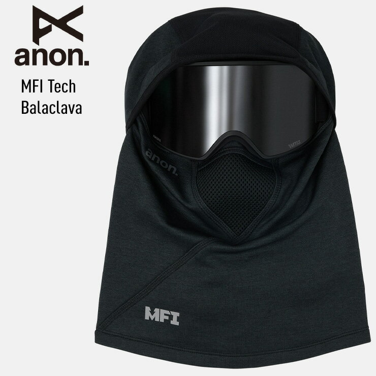 正規品 2026 anon アノン MFI Tech Balaclava テック バラクラバ フェイスマスク 防寒 スノーボード(4)