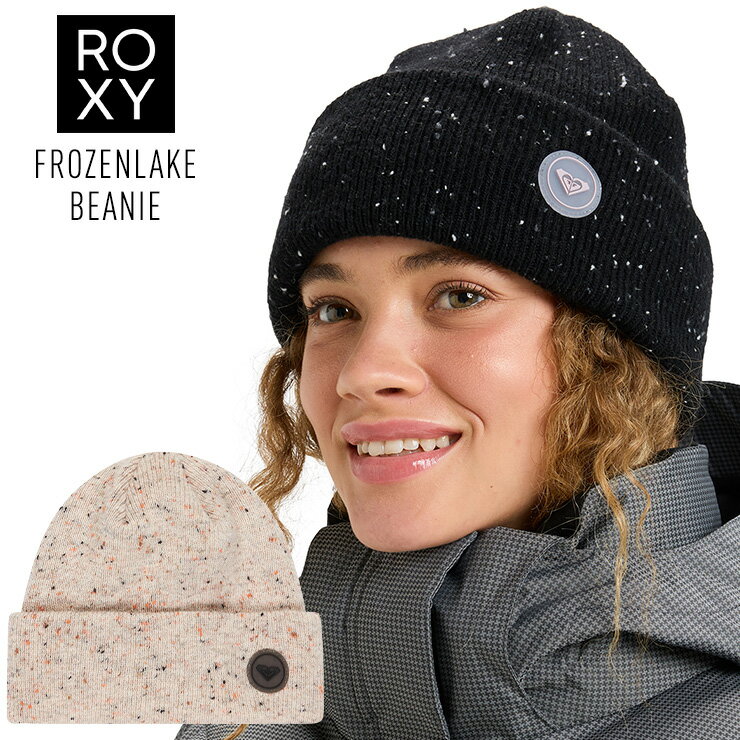 乐天商城 - 2026 ROXY ロキシー FROZENLAKE BEANIE フローズンレイクビーニー 防寒 ニット帽 防寒 スノーボード