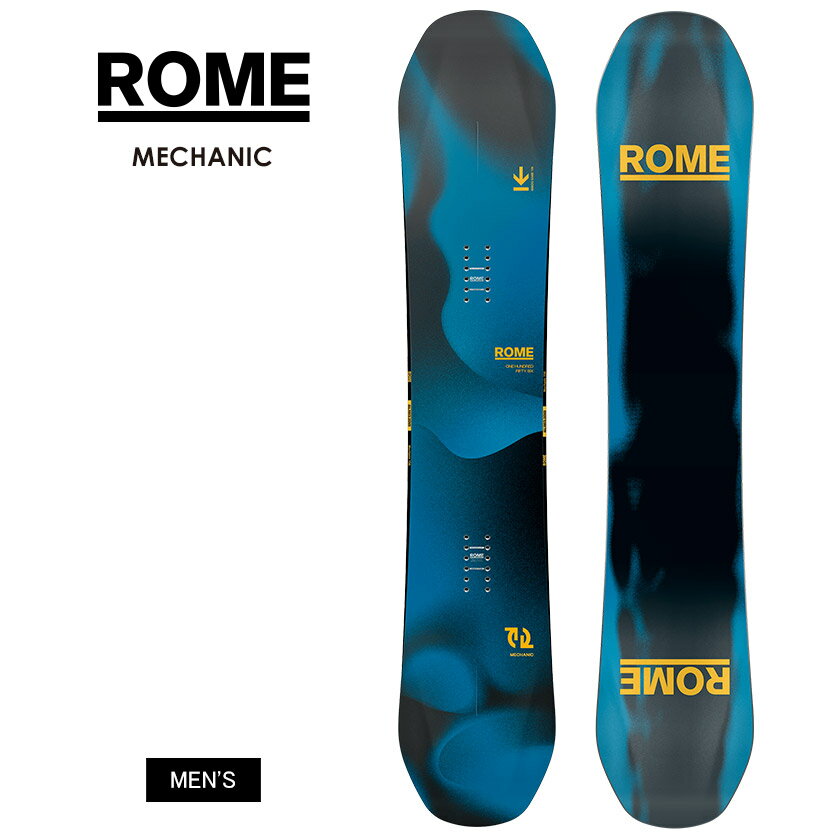 【無料ワックスサービス有】25-26 2026 ROME ローム MECHANIC メカニック スノーボード 板 メンズ