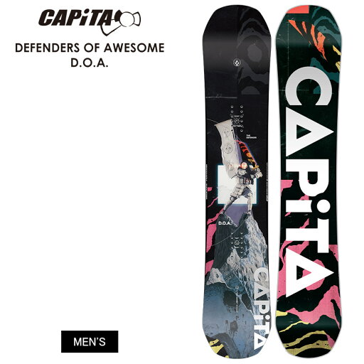 【無料ワックスサービス有】早期予約 CAPITA キャピタ DOA D.O.A. 25-26 2026 スノーボード 板 メンズ 【無料ワックスサービス有】早期予約 CAPITA キャピタ DOA D.O.A. 25-26 2026 スノーボード 板 メンズ