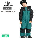 早期予約 25-26 2026 VOLCOM ボルコム LITTLE FLURRY ONE PIECE トドラー ワンピース つなぎ