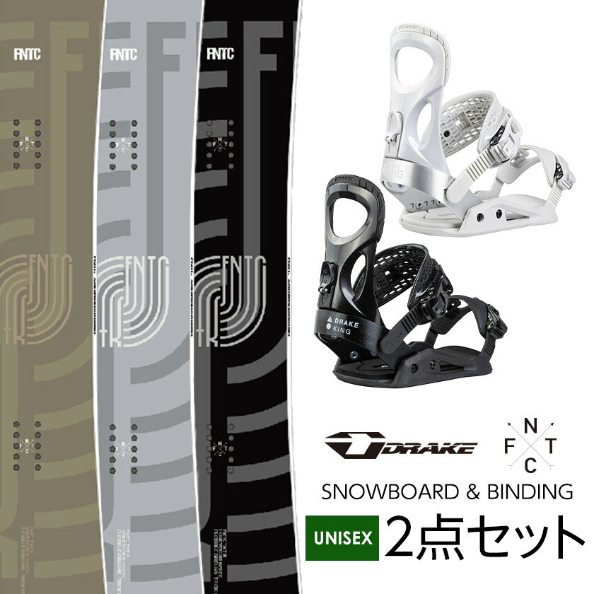 Other - 取付無料 FNTC TNT R スノーボード ＆ DRAKE ドレイク KING キング バインディング 2点セット 25-26 2026 ハードギア