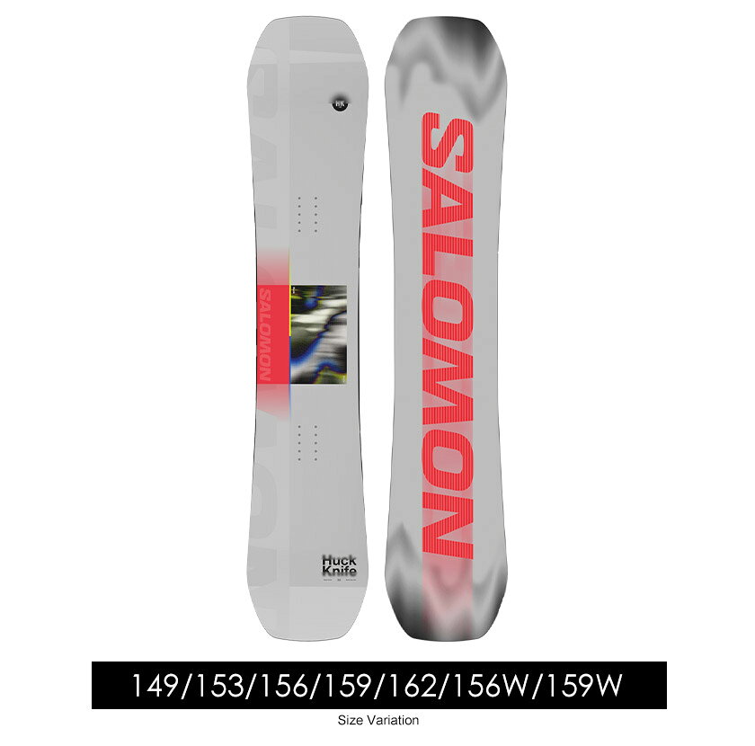 ぼーだまんの【無料ワックスサービス有】SALOMON サロモン HUCK KNIFE ハックナイフ 26-27 2027 スノーボード 板｜アングル2