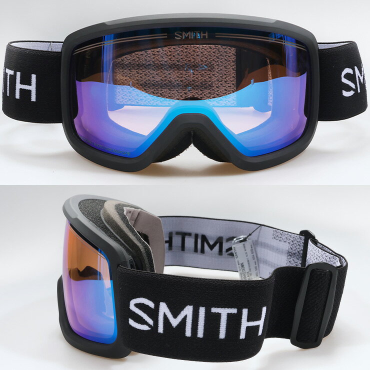 ぼーだまんの【早期予約】2027 SMITH スミス スノーボード ゴーグル Shakedown シェイクダウン Black プロ調光レンズ：CP Pro Photochromic Blue Mirror スキー 【ぼーだまん】｜アングル2