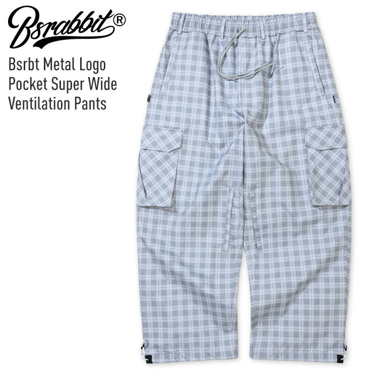 Pants - 【早期予約】2027 BSRABBIT ビーエスラビット Metal Logo Pocket Super Wide Ventilation Pants メタルロゴポケットスーパーワイドベンチレーションパンツ スノーボード ウェア スキー 【ぼーだまん】