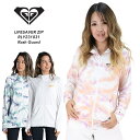 ロキシー ジップアップパーカー レディース 2023年春夏モデル ROXY ロキシー レディース LIFESAVER ZIP ライフセーバージップ RLY231031 ラッシュガード ラッシュパーカー 長袖 アウトドア