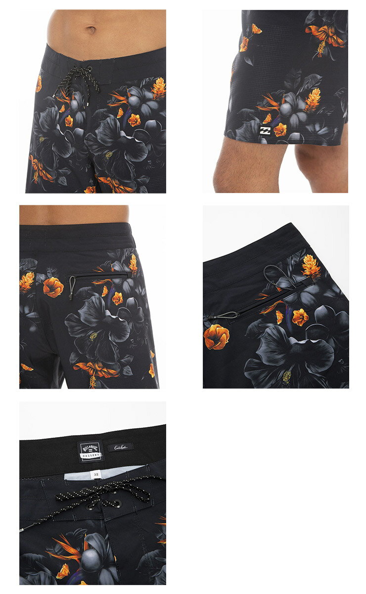 BILLABONG ビラボン メンズ KAMEA LAVA FLORAL AIRLITE ボードショーツ サーフトランクス BC011533 2023年春夏モデル サーフィン アウトドア