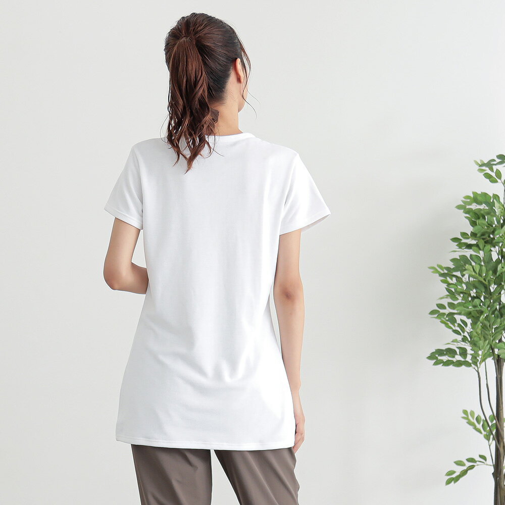 スポーツウェア Tシャツ ロゴTシャツ フィットネスウェア ヨガウェア ダイエット ...