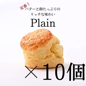 スコーン プレーン 10個セット 冷凍発送 おすすめ 人気 美味しい 焼き菓子 贈り物 記念日 プレゼント お得