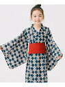 【SALE/20%OFF】【7/3新規値下げ】扇柄 浴衣 2025SS(90~140cm) 夏祭り ワンピース浴衣 お祭り 夕涼み会 花火大会 簡単着付け キッ...