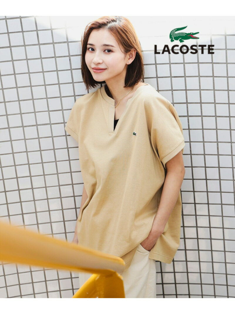 LACOSTE for B:MING by BEAMS / 別注 カノコ ハーフスリーブ Tシャツ 24SS ウォッシャブル イージーケア B:MING by BEAMS ビーミング ライフストア バイ ビームス トップス カットソー Tシャツ ベージュ ブラック オレンジ グリーン ブルー【送料無料】 Rakuten Fashion