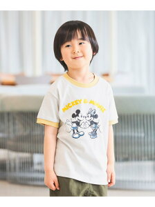 Disney / B:MING by BEAMS / MICKEY & MINNIE 󥬡 ץ T(80~150cm) B:MING by BEAMS ӡߥ 饤եȥ Х ӡॹ ȥåץ åȥT 졼 ۥ磻[Rakuten Fashion]