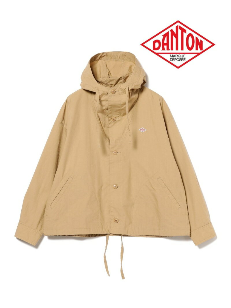 DANTON / コットン フード ジャケット 24SS B:MING by BEAMS ビーミング ライフストア バイ ビームス ジャケット・アウター ブルゾン・ジャンパー ベージュ ネイビー【送料無料】[Rakuten Fash…