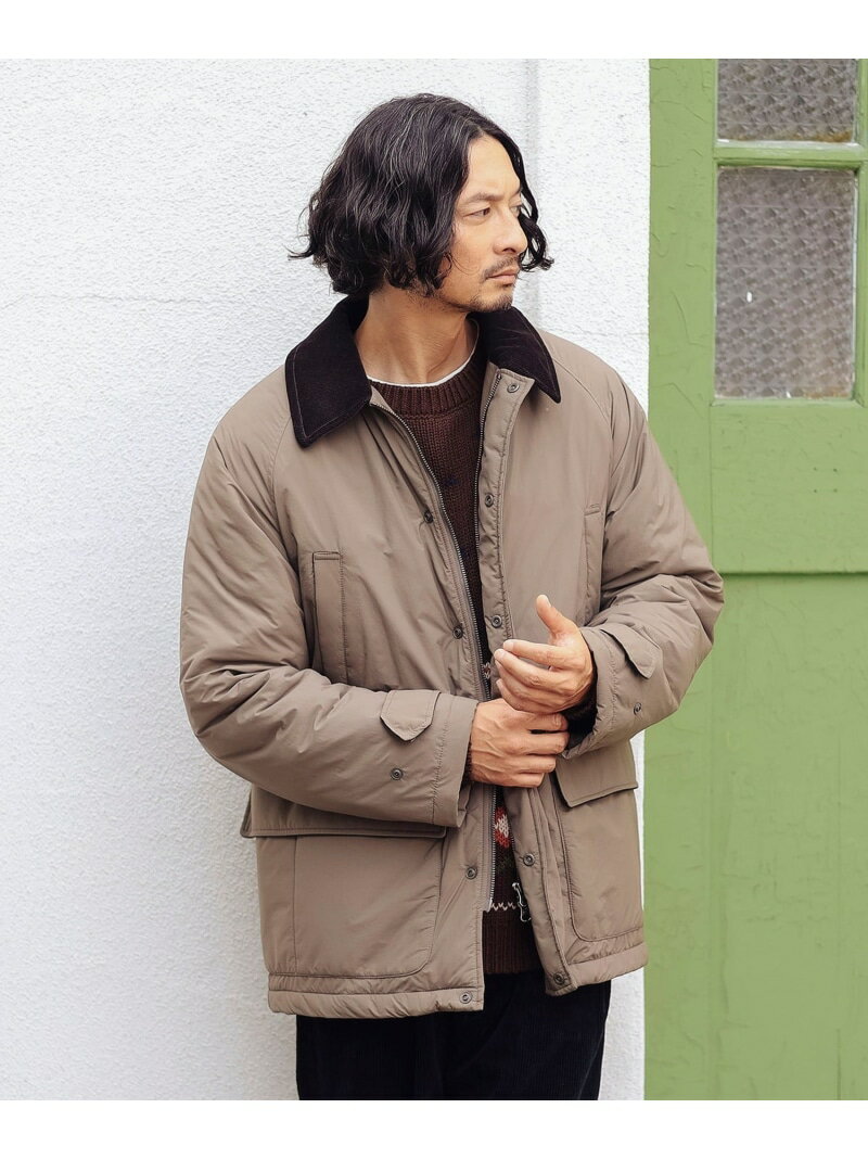 衿コール 中綿 ハンティング ジャケット B:MING by BEAMS ビーミング ライフストア バイ ビームス ジャケット・アウター カバーオール・ワークジャケット ブラック【先行予約】*【送料無料】[Rakuten Fashion]