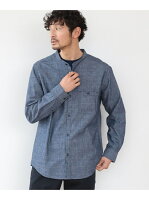 [Rakuten Fashion]FIRE SERVICE×ビーミング by ビームス / 別注 “BBB” シャンブレーバンドカラーシャツ　BEAMS　ファイヤーサービス B:MING by BEAMS ビーミング ライフストア バイ ビームス シャツ/ブラウス 長