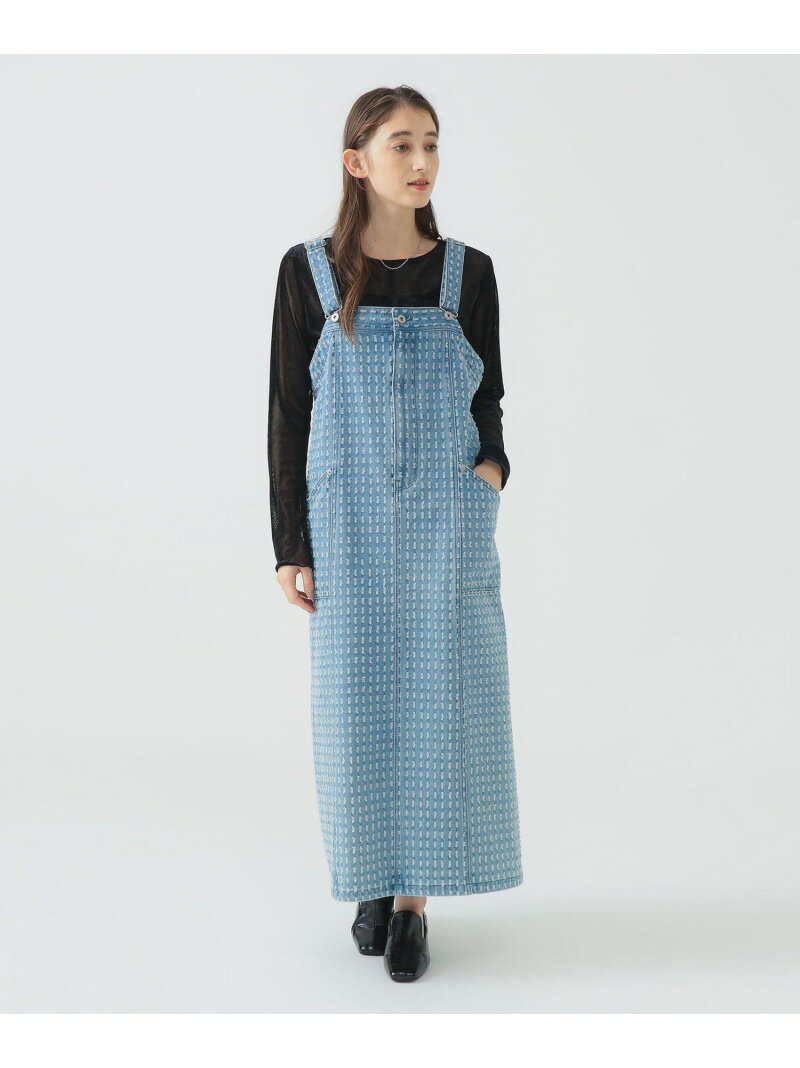 ジャカードデニムカーゴワンピース2...