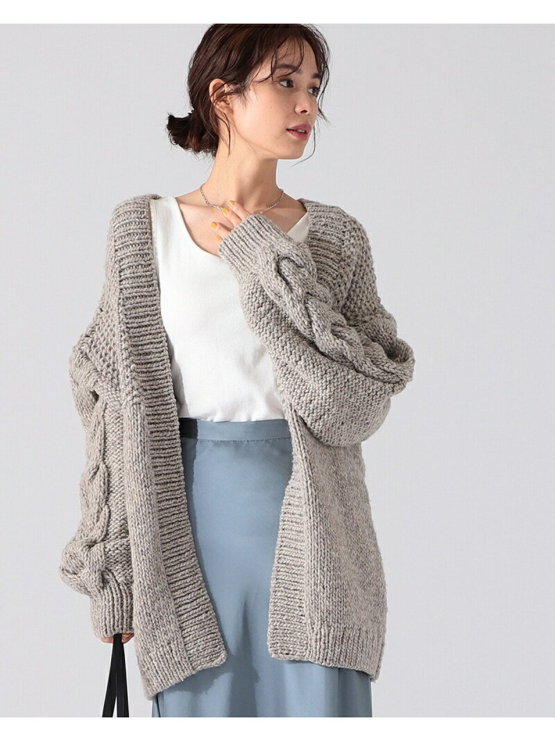 B:MING by BEAMS / ペルー ハンドニット カーディガン 21AW B:MING by BEAMS ビーミング ライフストア バイ ビームス ニット カーディガン ブラウン ブルー【送料無料】[Rakuten Fashion]
