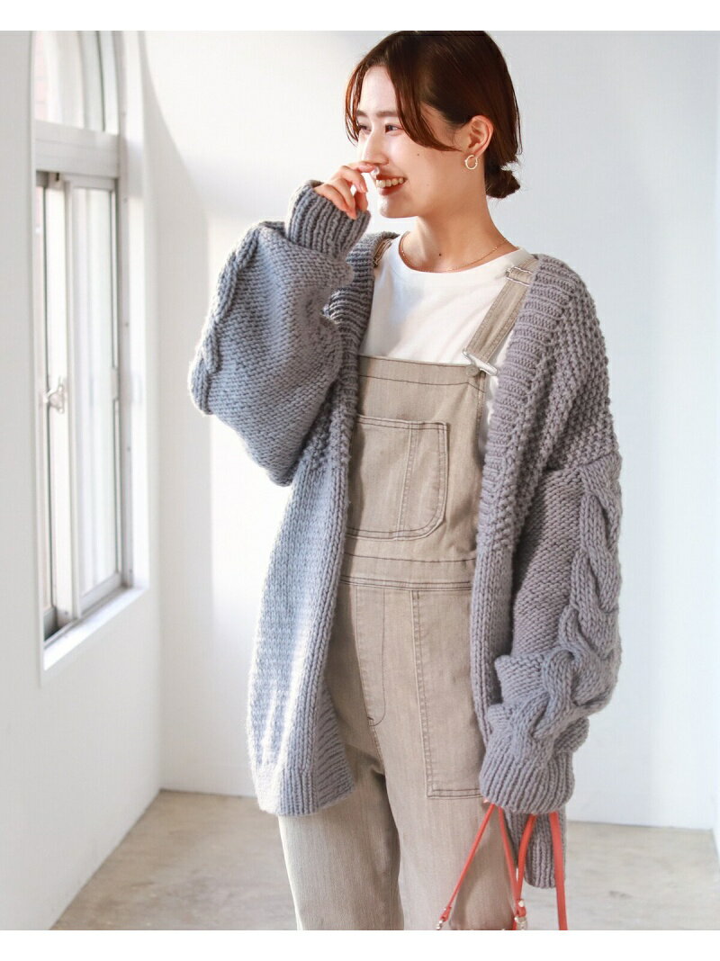B:MING by BEAMS / ペルー ハンドニット カーディガン 21AW B:MING by BEAMS ビーミング ライフストア バイ ビームス ニット カーディガン ブラウン ブルー【送料無料】[Rakuten Fashion]