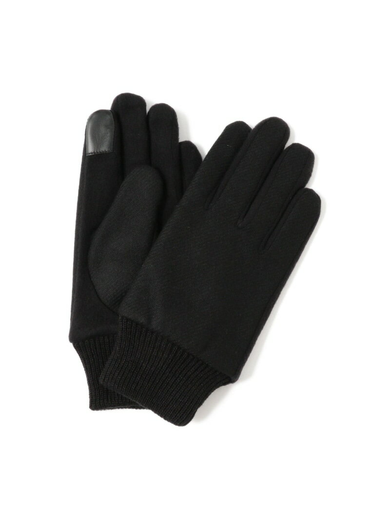 MOON ソリッド グローブ ギフト B:MING by BEAMS ビーミング ライフストア バイ ビームス ファッション雑貨 手袋 グレー ブラック【送料無料】[Rakuten Fashion]