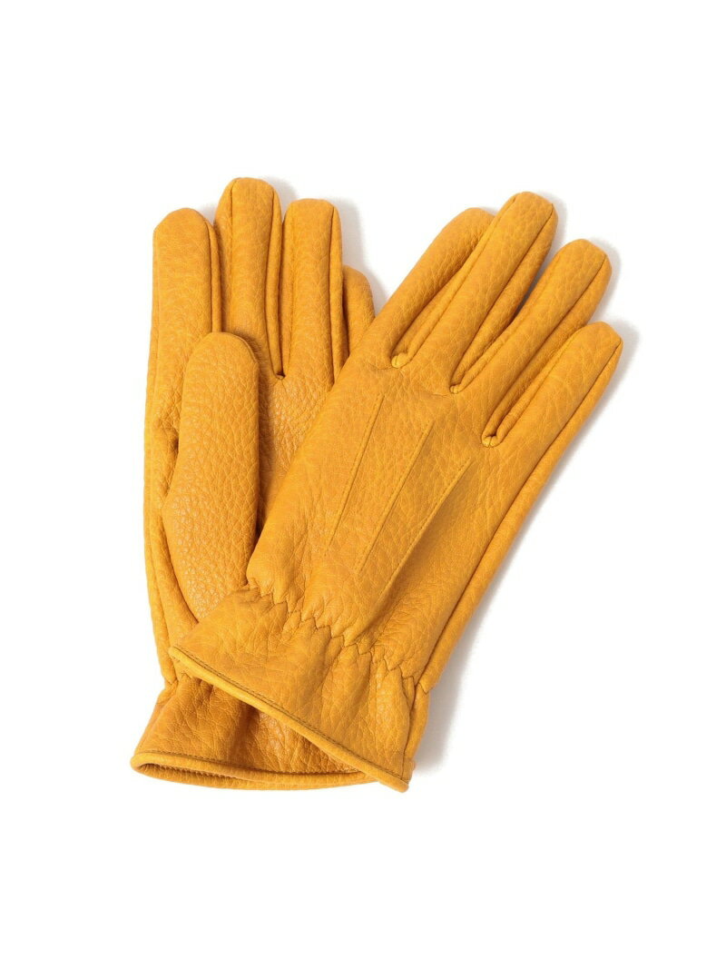 フェイク レザー グローブ ギフト B:MING by BEAMS ビーミング ライフストア バイ ビームス ファッション雑貨 手袋 イエロー ブラック【送料無料】[Rakuten Fashion]