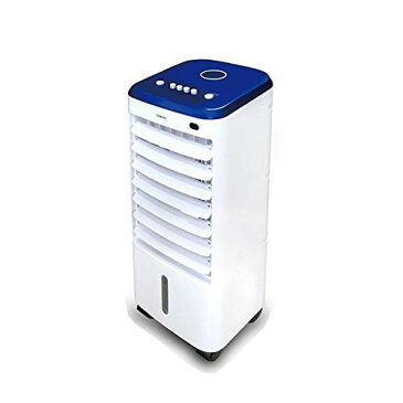 【日本メーカー製】【BLIST】ひんやり涼しい冷風扇 BW-G010-BL/SY-076-BL 保冷剤2個付 キャスター搭載で移動ラクラク フィルター搭載で空気がキレイ (ブルー)