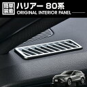 在庫処分セール ハリアー 80系 2020(R2).6 - デフロスター パネル シルバー AXUH MXUA 80 85 カスタム ドレスアップ カーパーツ ...