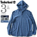 【WEB限定】【メンズ】TIMBERLAND(ティンバーランド) ボーダー柄ヘンリーネックプルパーカー【USA直輸入】tb06849j