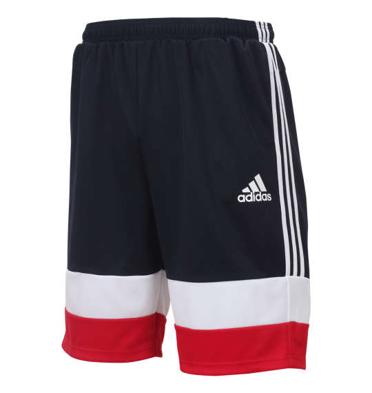大きいサイズメンズadidasウォームアップハーフパンツネイビー1276-0152-13XO4XO5XO6XO7XO8XO