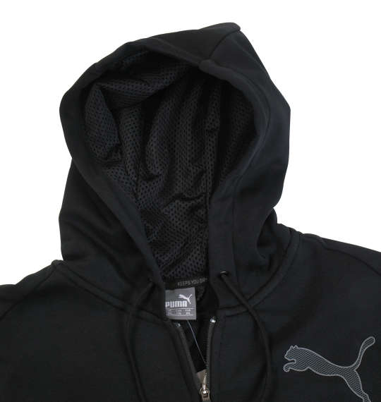 【大きいサイズ】【メンズ】 PUMA モダンスポーツフルジップパーカー コットンブラック 1178-8310-2 [2XL・3XL・4XL・5XL]