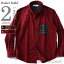 【大きいサイズ】【メンズ】DANIEL DODD 長袖コーデュロイポケットチェック切替ボタンダウンシャツ 916-180527