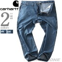 大きいサイズ メンズ CARHARTT カーハート リラックスフィット デニム パンツ RUGGED FLEXR RELAXED FIT UTILITY JEAN USA直輸入 102808