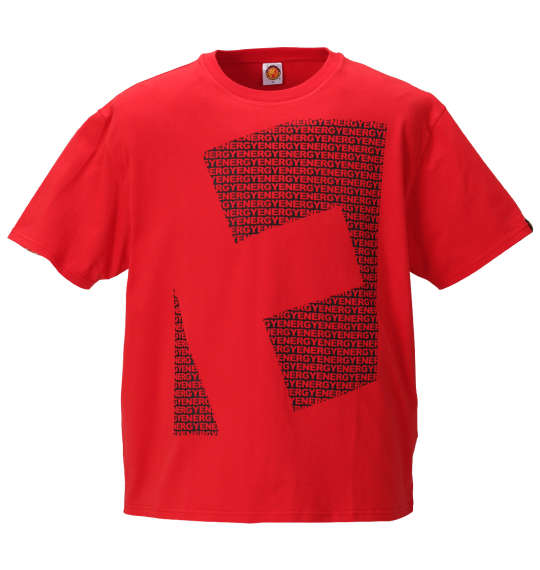 大きいサイズ メンズ 新日本プロレス 棚橋弘至「E」 半袖 Tシャツ ブラック × レッド レッド 1178-9620-1 3L 4L 5L 6L 8Lのサムネイル