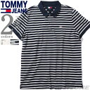 大きいサイズ メンズ TOMMY JEANS トミージーンズ 半袖 ポロシャツ USA直輸入 dm0dm20676