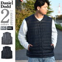 大きいサイズ メンズ インナー ダウン ベスト DANIEL