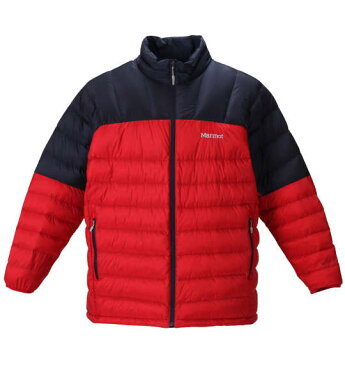 大きいサイズ メンズ Marmot デュース ダウン ジャケット チームレッド × ネイビー 1273-0320-3 3L 4L 5L 6L