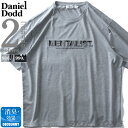 大きいサイズ メンズ DANIEL DODD エンボス加工 半袖 Tシャツ MENTALIST azt-2002110