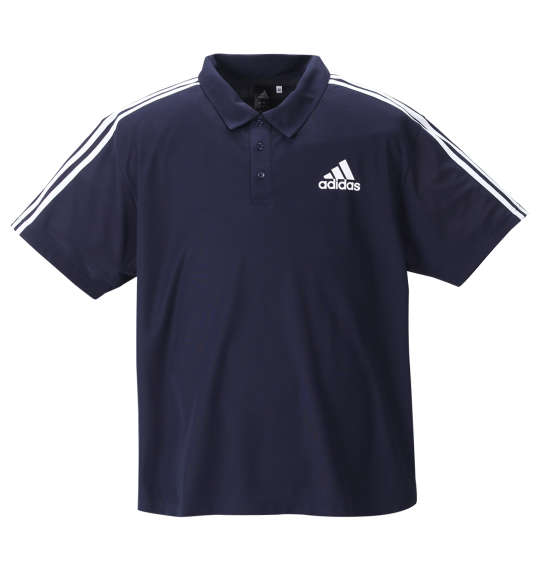 アディダス 大きいサイズ メンズ adidas 半袖 ポロシャツ レジェンドインク 1278-2282-3 3XO 4XO 5XO 6XO 7XO 8XO