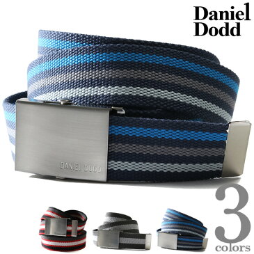大きいサイズ メンズ DANIEL DODD ボーダー柄 GI ベルト ロングサイズ 秋冬新作 azcl-20dd13