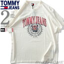 大きいサイズ メンズ TOMMY JEANS トミージーンズ プリント 半袖 Tシャツ RLX VARSITY TIGER TEE USA直輸入 dm0dm21191