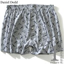 大きいサイズ メンズ DANIEL DODD 前開き シャーク柄 ニット トランクス 肌着 下着 azkt-219001