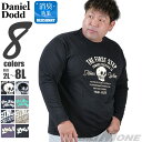 大きいサイズ メンズ DANIEL DODD プリント ロング Tシャツ 全8色 azt-2404pt2