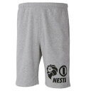 大きいサイズ メンズ NESTA BRAND 裏毛 スウェット ハーフパンツ ミックスグレー 1274-3275-1 3L 4L 5L 6L 8L