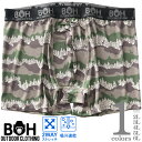 大きいサイズ メンズ BH ビィエイチ 吸汗速乾 ストレッチ ウッズ柄 ボクサー ブリーフ パンツ 肌着 下着 bhup-249004