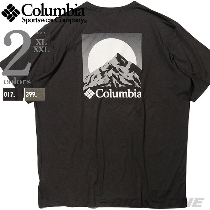 コロンビア Tシャツ メンズ 大きいサイズ メンズ Columbia コロンビア プリント 半袖 Tシャツ USA直輸入 1930801