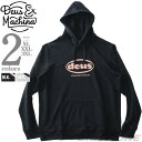 大きいサイズ メンズ DEUS EX MACHINA デウス エクス マキナ スウェット 裏起毛 プルオーバー パーカー CLUB HOODIE USA直輸入 dmf2081316